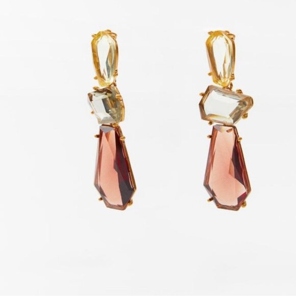 ZARA Resin Earrings - Picture 3 of 9